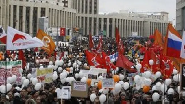 Moskova'daki gösteriler