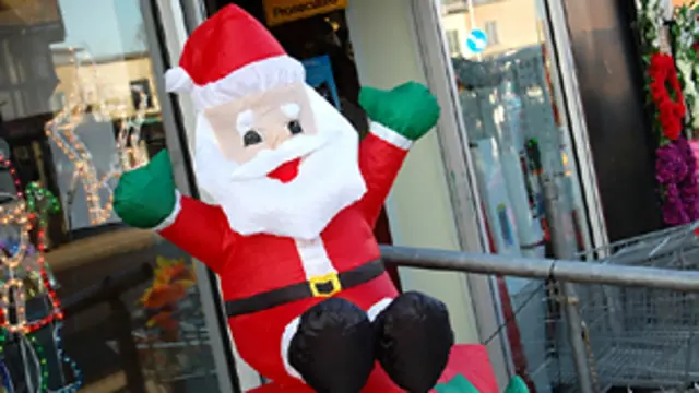 Надувной Санта-Клаус