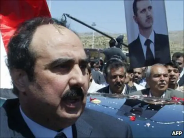 رستم غزاله، رئیس اطلاعات ارتش در حومه دمشق