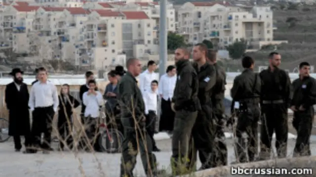 Ортодоксальные евреи и военнослужащие армии в Бейт-Шемеш