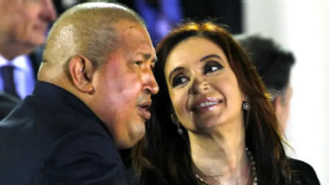 Уго Чавес и Кристина Фернандес