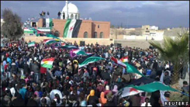 تظاهرات سوریه