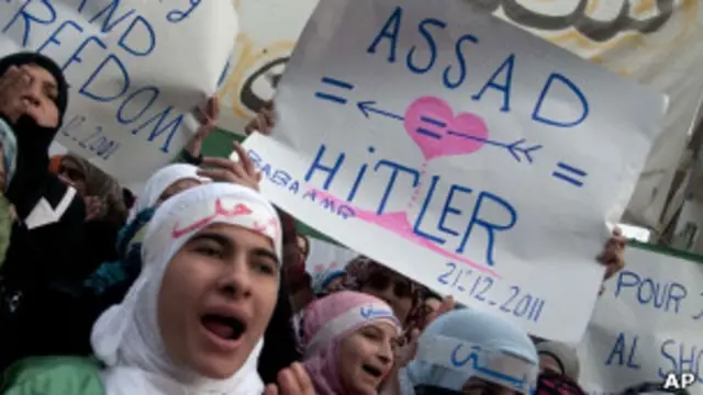 Demonstrasi di Suriah