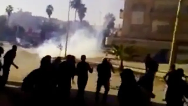 হামা শহরে বিক্ষোভে সহিংসতা