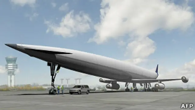 El avión A2, diseñado por la compañía Reaction Engines, podría llevar 300 pasajeros.