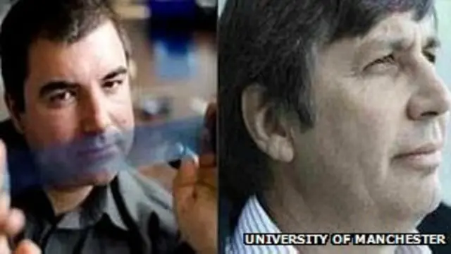 Константин Новоселов (слева) и Андрей Гейм