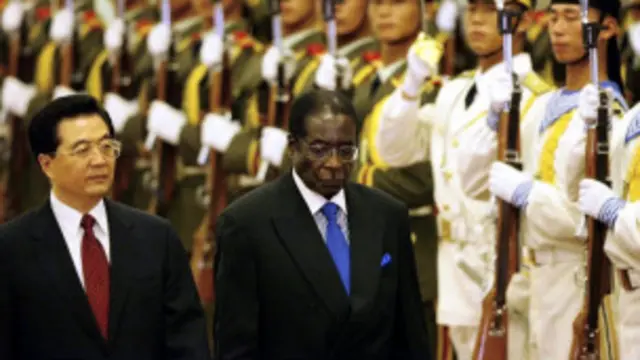 穆加贝访问北京