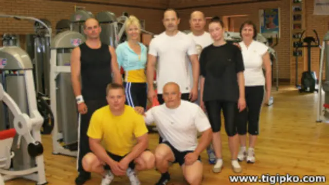 Сергій Тігіпко у спортзалі