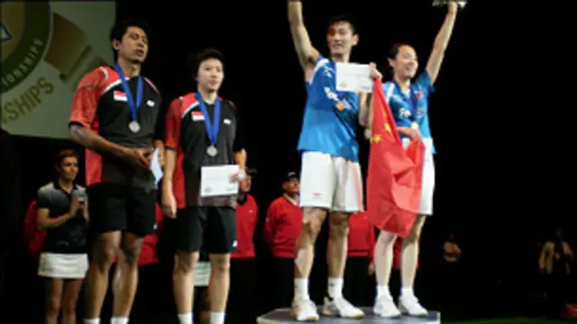 Pasangan Lilyana/Nova harus mengakui ketangguhan ganda campuran Cina Zhang Nan/Zhao Yunlei pada All England 2010.