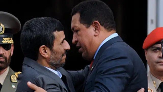 Ahmadinejad y Chávez