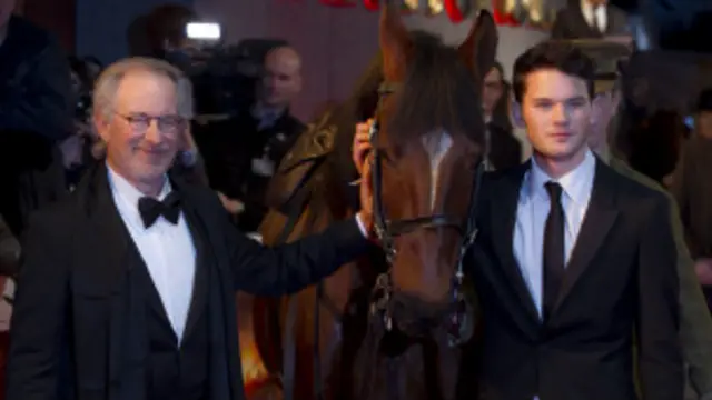 Кінь на прем'єрі кінофільму