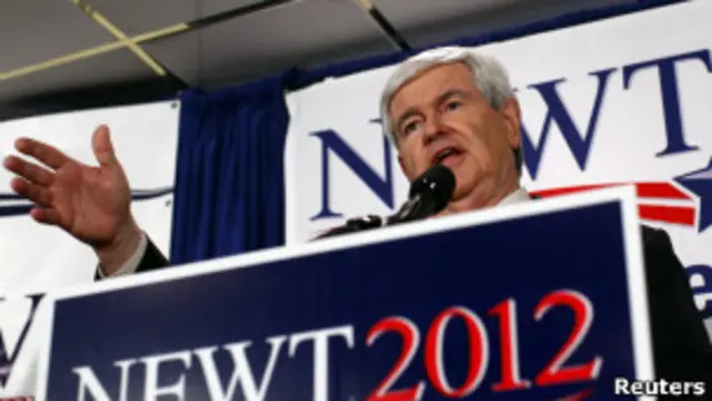 Newt Gingrich en el restaurante Don Quijote
