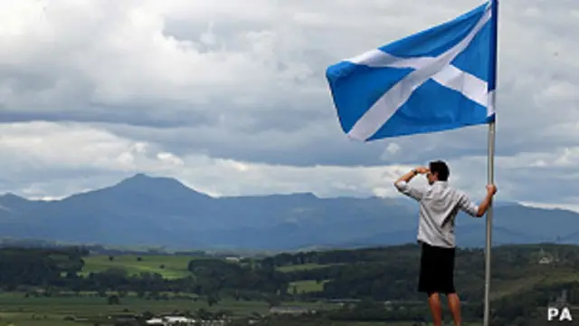 bandera de Escocia