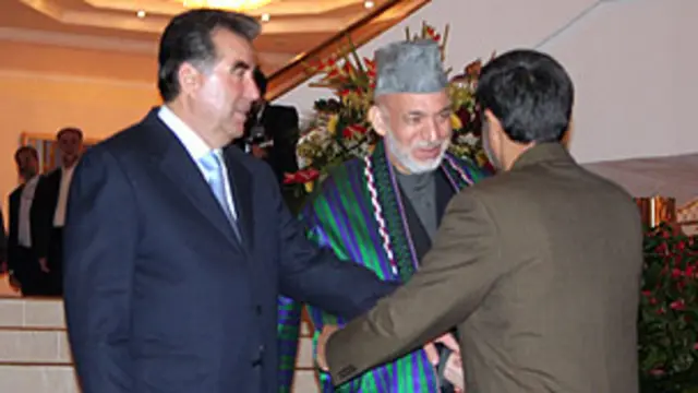 رحمان، کرزی و احمدی‌نژاد