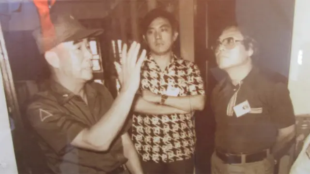 马英九访金门老照片。