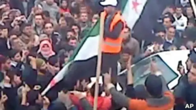 Unjuk rasa di Suriah