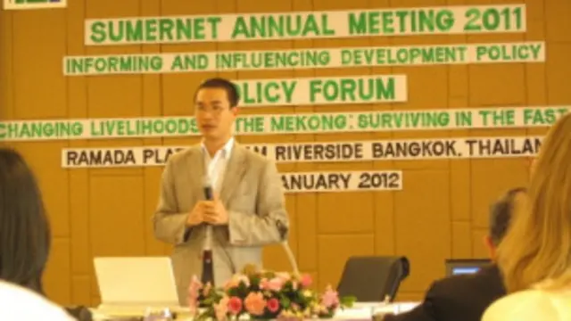 TS Trần Văn Giải Phóng trình bày công trình nghiên cứu