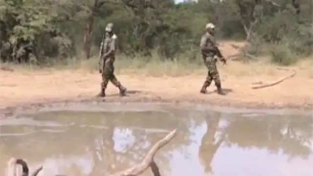 Guardais en el Parque Nacional Kruger