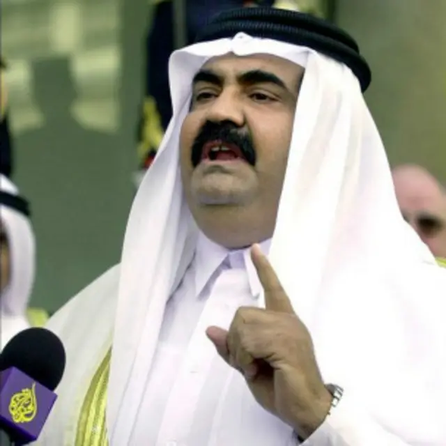 أمير قطر الشيخ حمد بن خليفة آل ثاني
