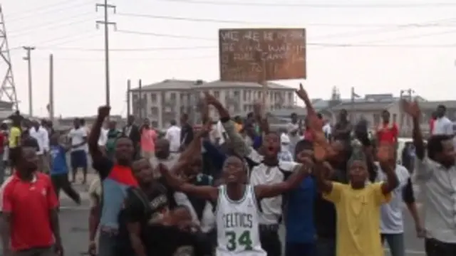 إضراب نيجيريا