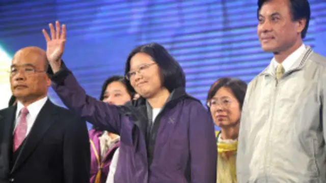 زعيمة المعارضة في تايوان، تساي إنج-وين