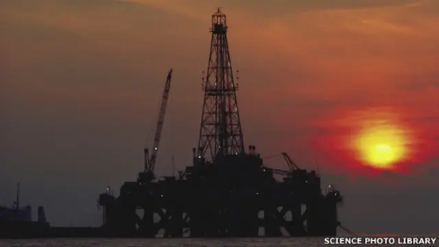 Plataforma petrolera mexicana