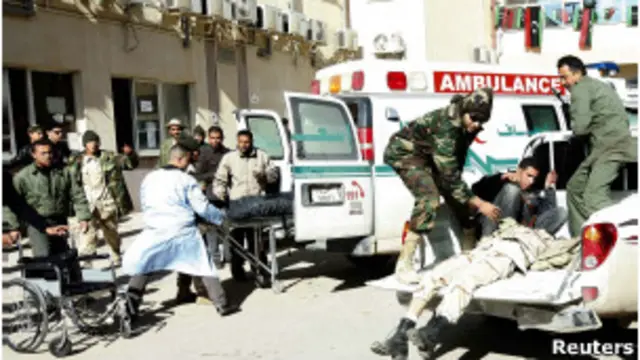 جرحى اشتباكات الغريان 