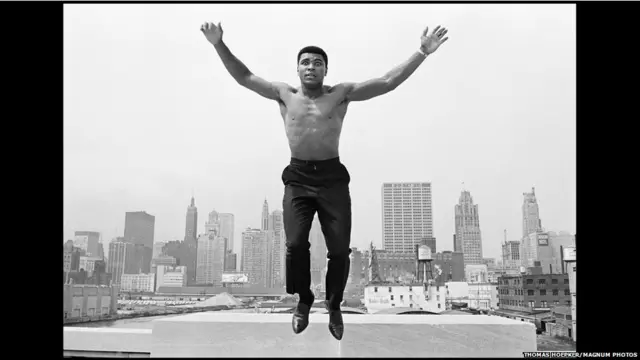 Мохаммед Али: прыжок на фоне Нью-Йорка