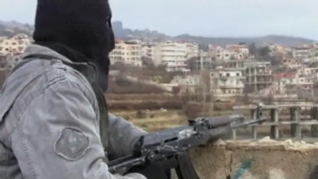 ဇာဘာဒါနီကို ဆီးရီးယားအစိုးရက ဝိုင်းထားခဲ့