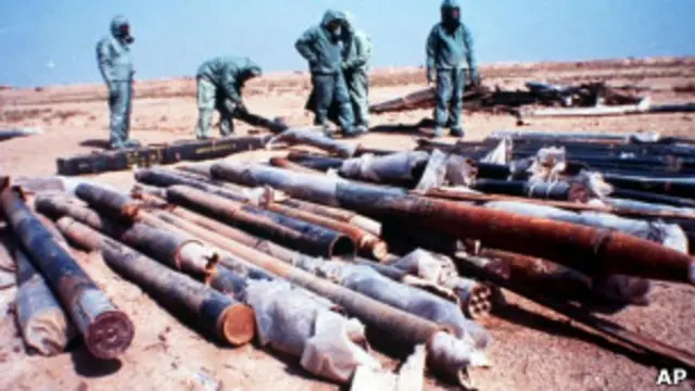 اسلحة كيميائية من عهد صدام حسين