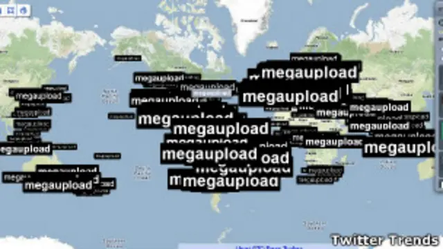 Twitter trend MegaUpload