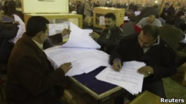 埃及选举点票