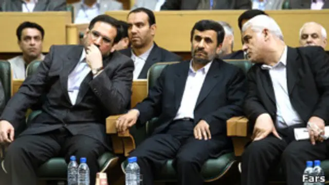 حسینی، احمدی نژاد و بهمنی