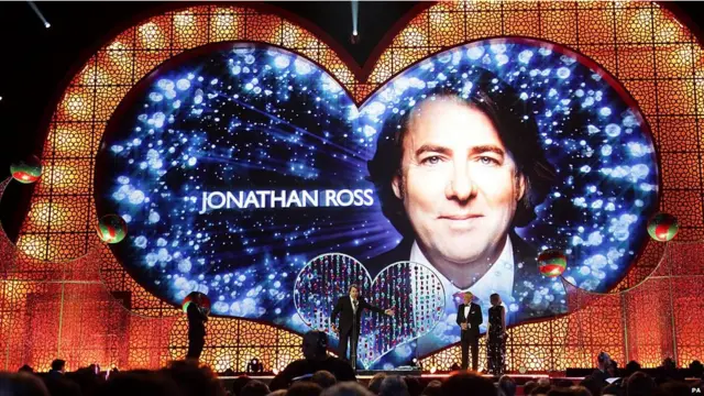 著名聊天節目主持人喬納森•羅斯（Jonathan Ross）贏得一項特殊成就獎，以表彰他過去25年來在電視屏幕上做出的貢獻。