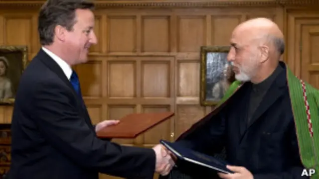 Хамид Карзай и Дэвид Кэмерон