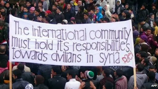 Aksi demo anti pemerintah Suriah