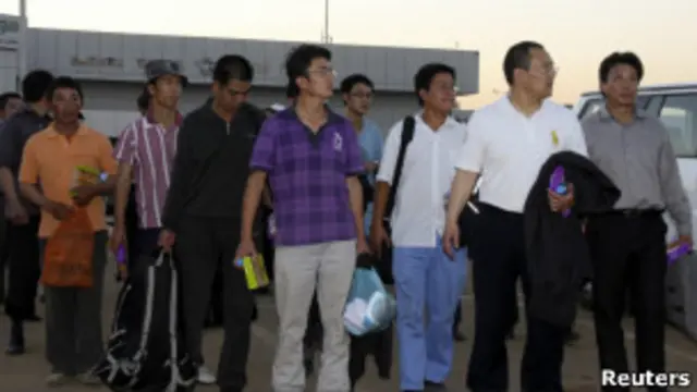 获得自由的中国人