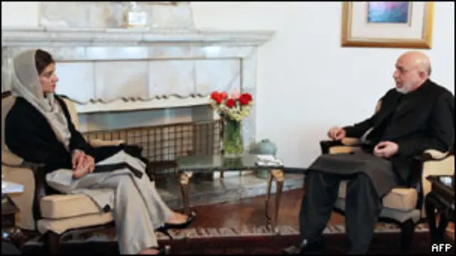 Menlu Pakistan dan Presiden Afghanistan