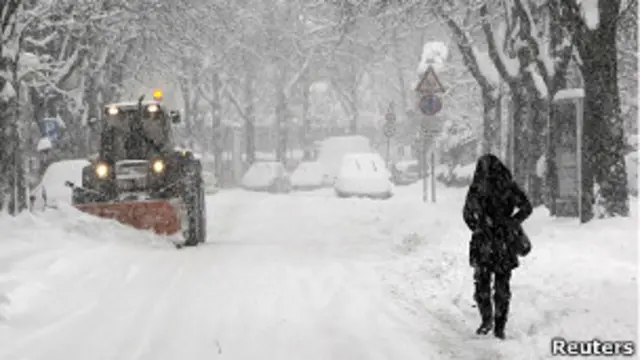 Сильні морози в Європі
