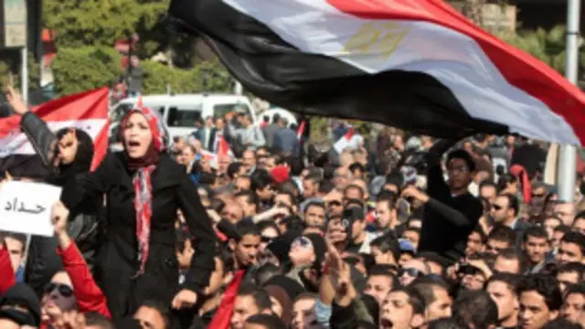 Demonstrasi di Kairo