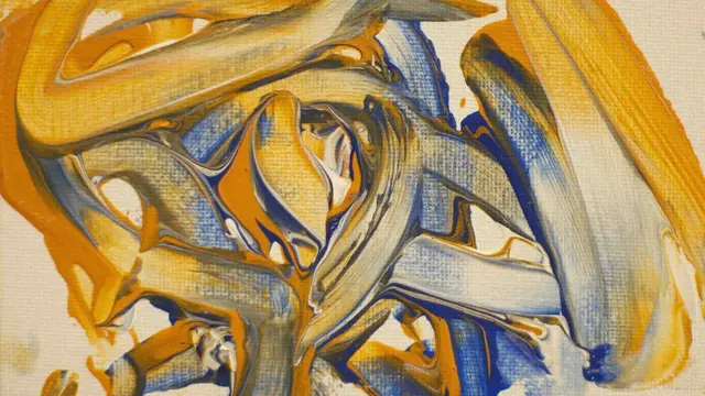 Pintura de un chimpancé.
