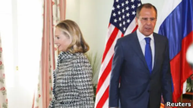 لاوروف و کلینتون