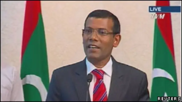 مالدیپ کے صدر محمد نشید