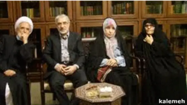 فاطمه کروبی، زهرا رهنورد، موسوی و کروبی