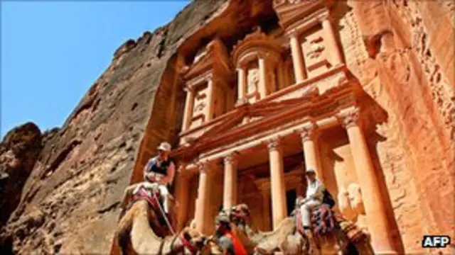 شهر تاریخی پترا به عنوان یکی از عجایب هفتگانه جدید انتخاب شده است