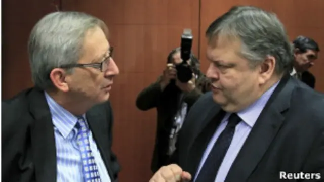 Jean Claude Junker dan Evangelos Venizelos