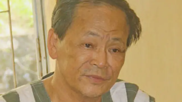 Ông Phan Văn Thu tại cơ quan công an (ảnh của mạng thông tin Bee)