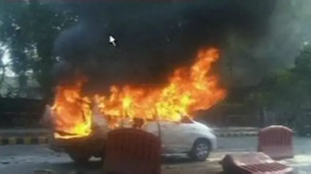 Kendaraan diplomat Israel