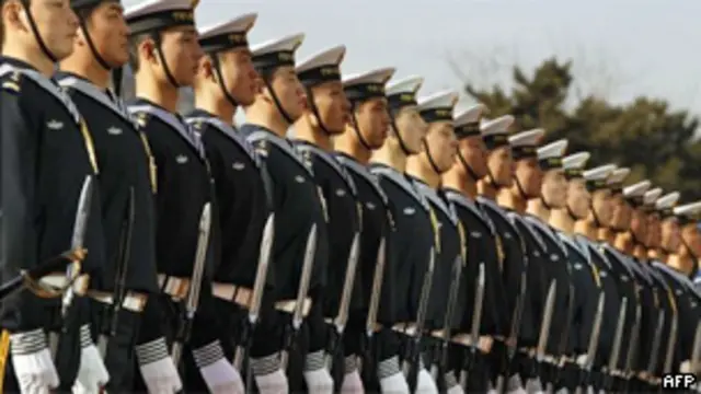 中国海军仪仗队(27/01/2012)