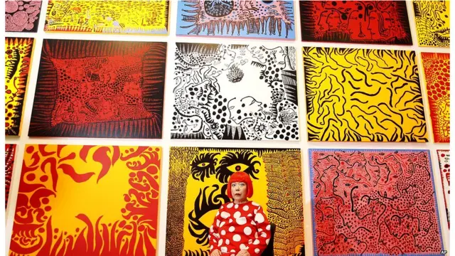 現年82歲的草間彌生 (Yayoi Kusama) 堪稱藝術界的「波點太後」，紅白波點藝術是她最著名的代表作。